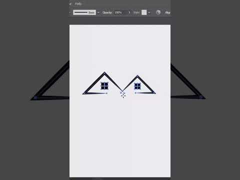 how to create realistic home in adobe illustrator professional and without 3d tool#adobeillustrator