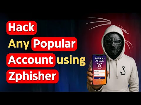 How to Hack Any Popular Account using Zphisher in Kali Linux?