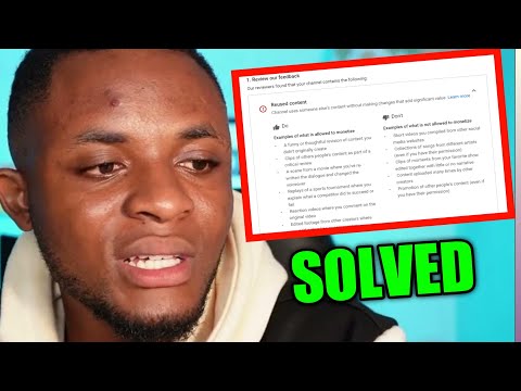 How to the solve the issue of reuse content on YouTube in2023. what you should never do