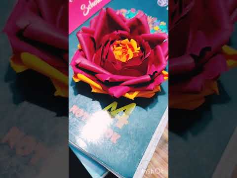 Paper Flower ||Creative Ashmita|| #shorts