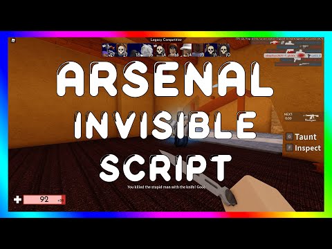 [Roblox] Arsenal Invisible & God Mode Script Hack | **Pastebin 2022**