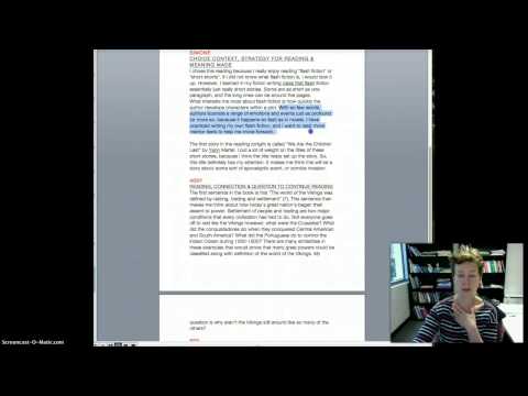 Blog Post One Reading & Thinking