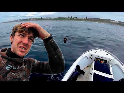 Spearfishing the murky water of South Africa 🏹  Musselcracker Catch & Cook 🔥 | Schoenmakerskop