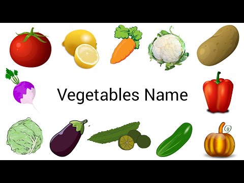 Vegetables Name | Vegetables Name In  English | Vegetables