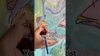 An artist in Flow State 🐌🎨🖌️ #flowstate  #artflow #creativeflow #flowstatemastery