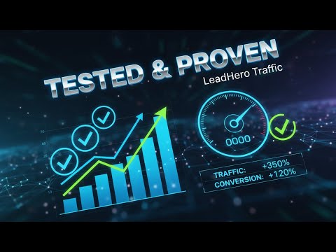 LeadHero Traffic Test – Real Clicks & Leads!