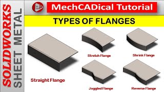 Types of Flanges in SolidWorks - Sheet Metal