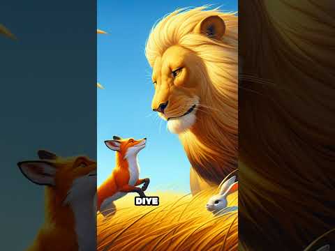 Aslan, tavşan ve tilkinin hikayesi