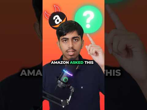 This SIMPLE Amazon Interview Question has 2 solutions (can you find both?)