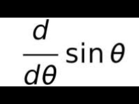 Derivative of sinθ