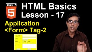 How to create form tag like application form in HTML | HTML basics lesson-17 | HTML tutorial [hindi]