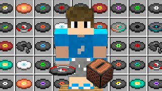 COLETEI TODOS OS DISCOS RAROS DO MINECRAFT