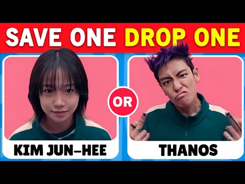 SAVE Your Favorite SQUID GAME Characters!🦑 | Who Will You Choose?🤔