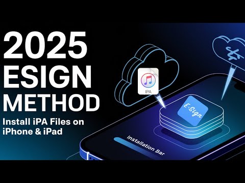 Install ESign and IPA files on iPhone & iPad No Jailbreak | Sideload IPA Files on iOS