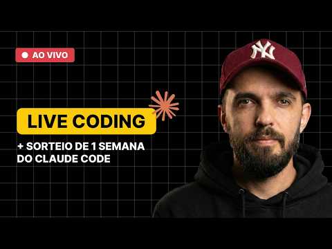 Speedrun de Claude Code  | 🔴 Live Coding + SORTEIO CLAUDE CODE