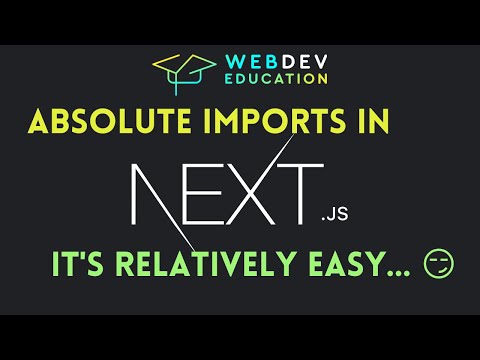 Next JS absolute imports (it's relatively easy 😏)