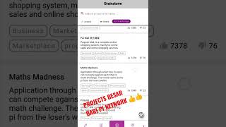 Projects Pi Network - PiExchange | #pinetwork #shorts #viral #crypto #free