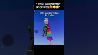 Troll obby tower is to EASY #easy #obby #troll #pov #obbytower #roblox #robloxobby #funny #easyobby
