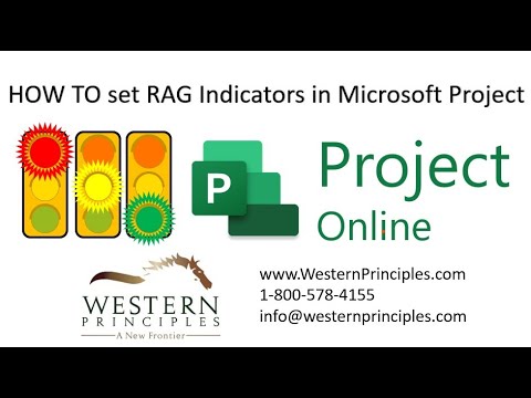 How to Create RAG Indicators in Microsoft Project