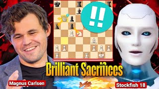 Stockfish 18 (4060 Elo) Played a PERFECT CHESS GAME Against Magnus Carlsen | Stockfish Vs Magnus