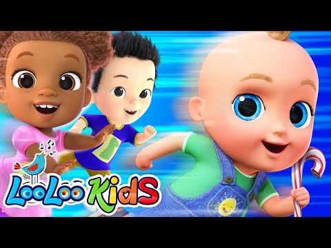 Catch Me If You Can! | 15-Minute Kids' Song Loop | Play and Sing with LooLoo Kids!