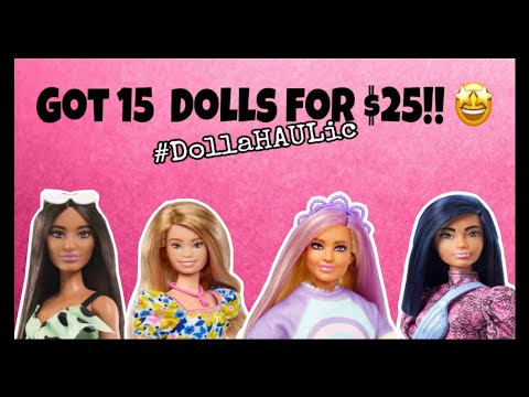 Barbie Haul  Got 15 Dolls for Just $25 | Ken 💩 His Boxers | Barbie Thrift Doll Haul