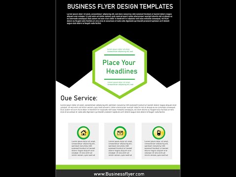 How To Design Business Flyer In Adobe Illustrator CC 2018 / Graphic Design Tutorials