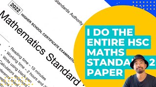 I do the ENTIRE 2022 HSC Maths Standard 2 Paper!