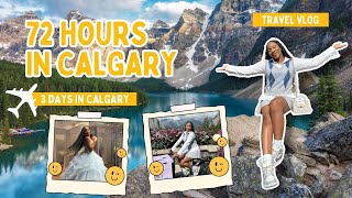 72 hours in Calgary || Prom Dress shopping, Banff mountains, lake Louise, pool day.