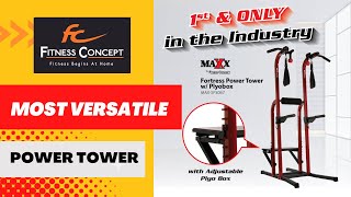 Maximize Your Home Workouts with MAXX FORTRESS Power Tower with Plyo Box!