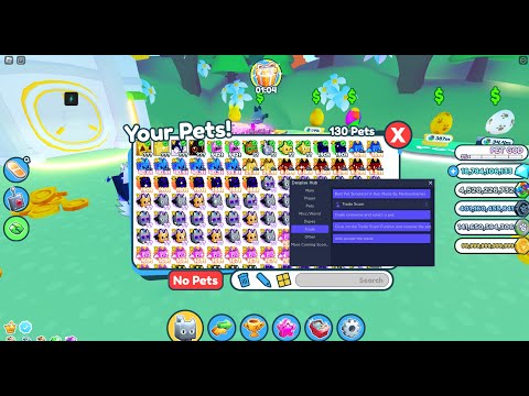 ROBLOX PET SIM TRADE SCAM SCRIPT WITH FARMING, EGG OPENER, AND PET DUPLICATION! PASTEBIN IN DESC!