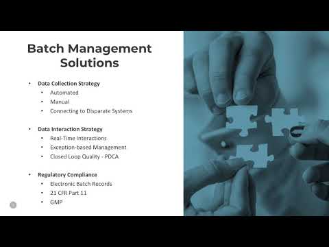 TrakSYS Solution Series:  Effective Batch Management