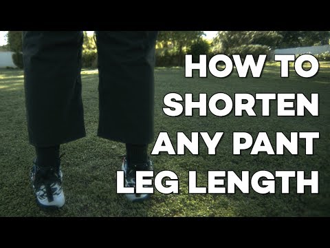 How To Hem Your Pants Sewing Tutorial