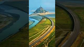 Mont-Saint-Michel France 🇫🇷✨ One of the Most Magical Places! #shorts