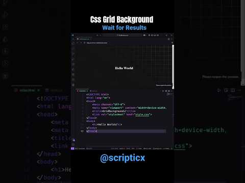css grid Background #codingshorts #coding #uidesignlearning #webdevelopment #frontendcourse