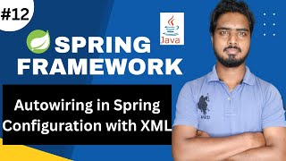 #12 Autowiring in Spring Configuration With Example | Spring framework Tutorials