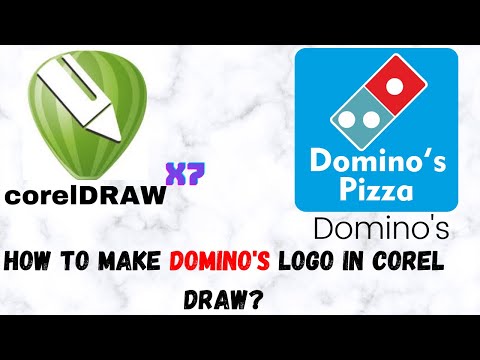 How to make Dominos logo in corelDRAW ? Very easy way