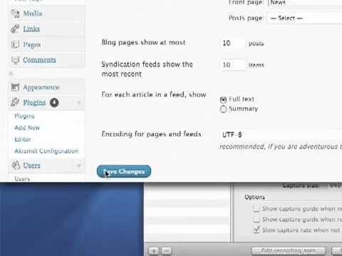 Cambiar pagina principal/ Change main page Wordpres