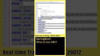 Java SpringBoot Tutorial (When to use JDBC) JPA vs JDBC, Spring Boot in Telugu, Web Development