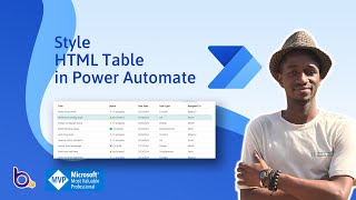 How to Style HTML Table in Power Automate