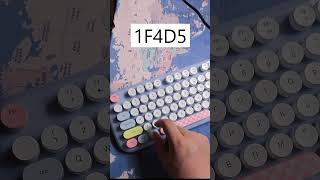 What Does Unicode 1F4D5 Represent? It’s the Closed Book! 📕 #unicode #emoji #shorts #keyboard #msword
