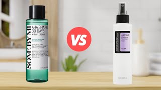 Some By Mi AHA BHA PHA 30 Days Miracle Toner VS COSRX AHABHA Clarifying Treatment Toner