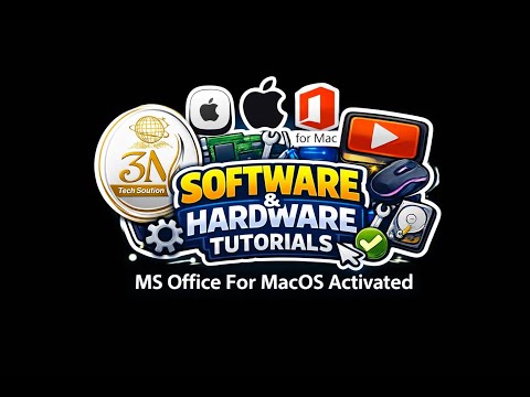 how to install and activate MS Office for macOS - MacBook