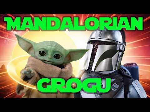 The Mandalorian & Grogu In REAL LIFE! | Kids Star Wars Battle