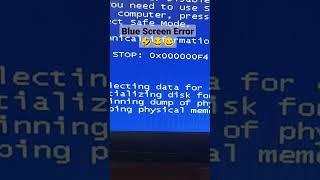 Computer 💻 Blue Screen Error Sollution Available🤣😂🖥️🤳🏻#bluescreenerror #blue #computer #laptop
