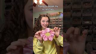 😱 Will this scrunchie BREAK?? #scrunchiegang #shorts