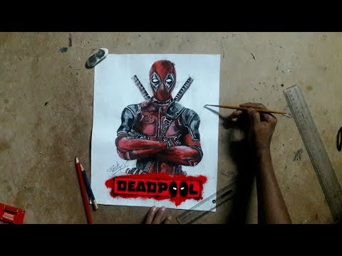 how to draw DEADPOOL drawing | #deadpool