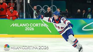 EVERY ANGLE: Jack Hughes' game-winner for USA gold vs. Canada | Winter Olympics 2026 | NBC Sports