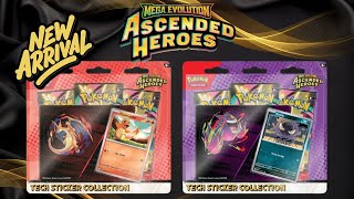 Pokemon Ascended Heroes Tech Sticker Collection!🔥 | INSANE Pulls?!