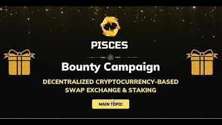 🕵🏻‍♂  Pisces Finance Bounty - PIS $36,000 Payouts In ETH, yPIS, PIS I Earn $100 To $300 | Must Join.